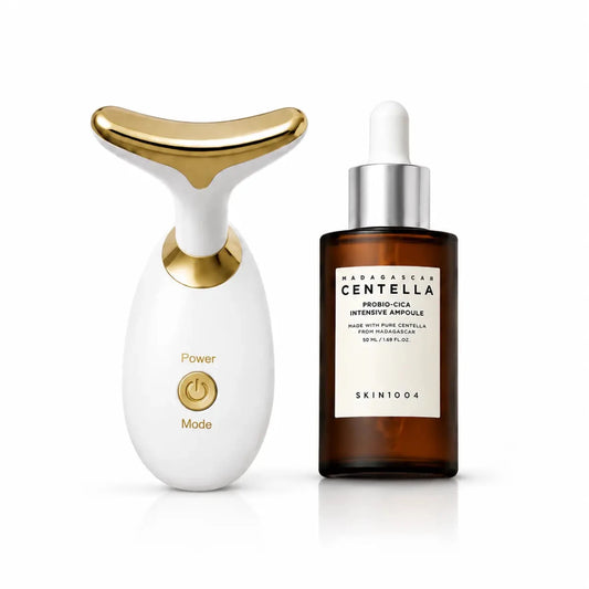 Kit de Masaje Facial con SKIN1004 Probio-Cica Intensive Ampoule Zivanne