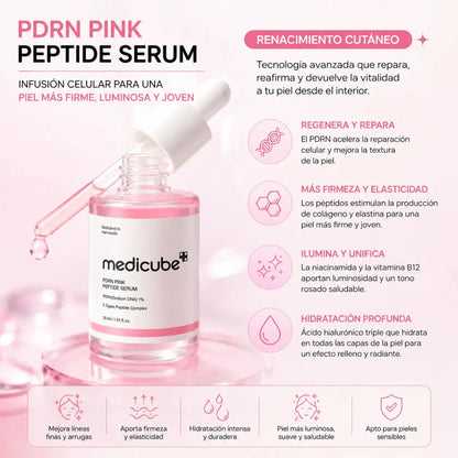 Medicube Pink PDRN Peptide Serum 30ml sérum facial cosmético