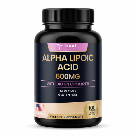 Ácido Alfa Lipoico Total Health Suplemento Antioxidante Zivanne