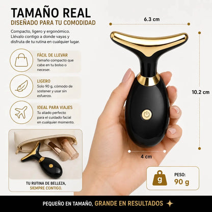 Zivanne Masajeador Facial Ergonómico dispositivo de cuidado cosmético