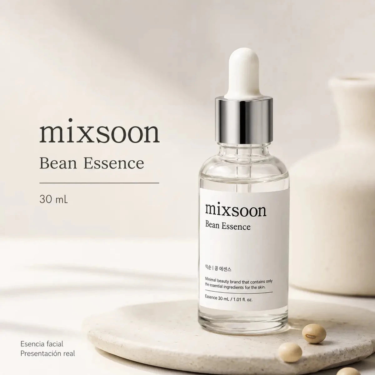Mixsoon Bean Essence (30ml) — Esencia facial cosmética - Zivanne