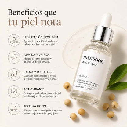 Mixsoon Bean Essence (30ml) — Esencia facial cosmética - Zivanne