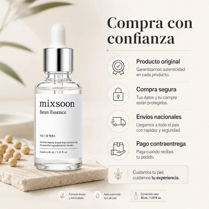 Mixsoon Bean Essence (30ml) — Esencia facial cosmética - Zivanne