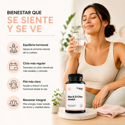 Wholesome Story Myo & D-Chiro Inositol Bienestar Femenino Zivanne