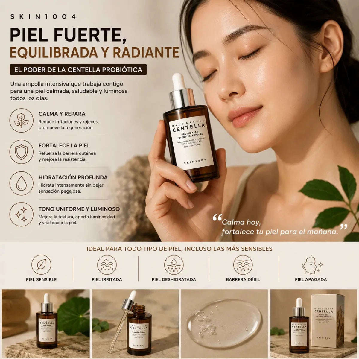 SKIN1004 Madagascar Centella Probio-Cica Intensive Ampoule 30ml