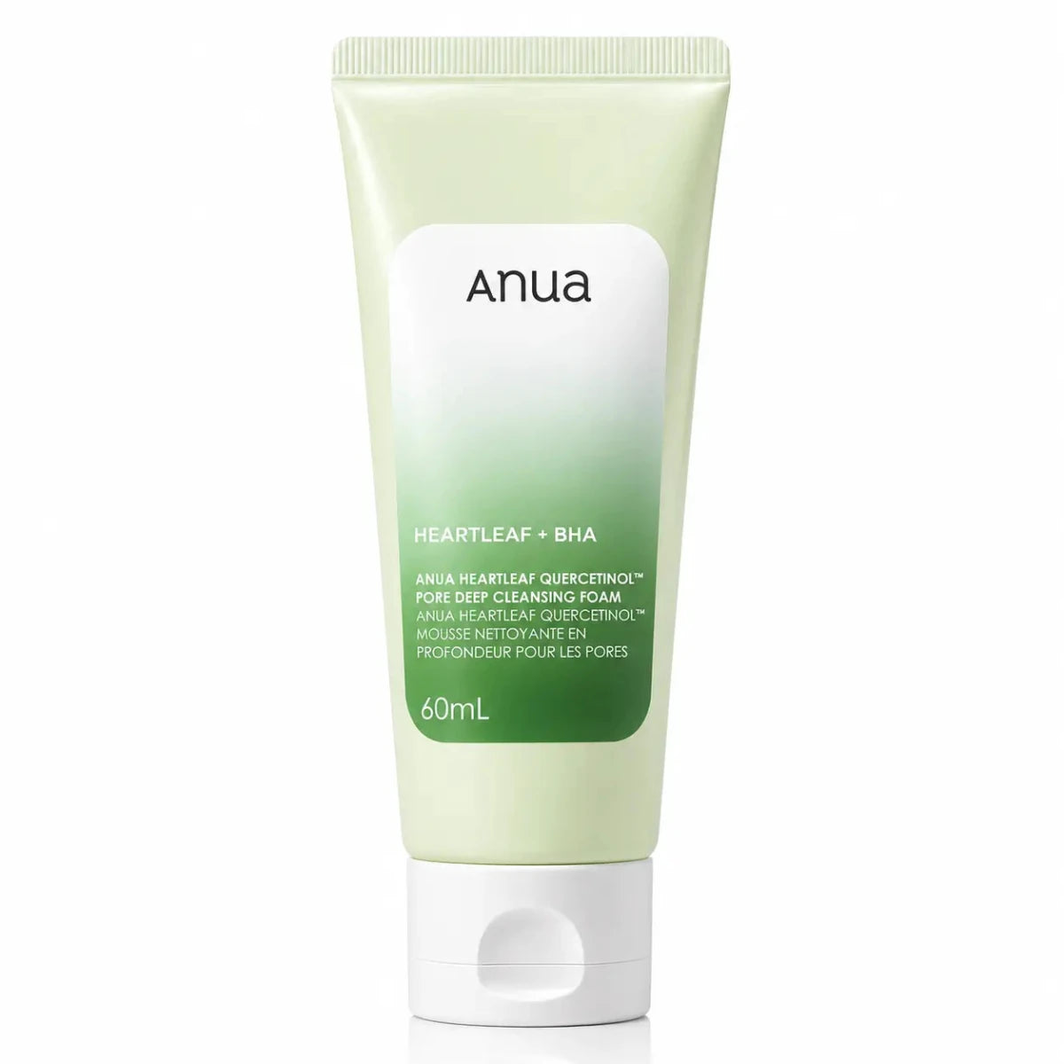 Anua Heartleaf Quercetinol Cleansing Foam 60ml espuma limpiadora facial