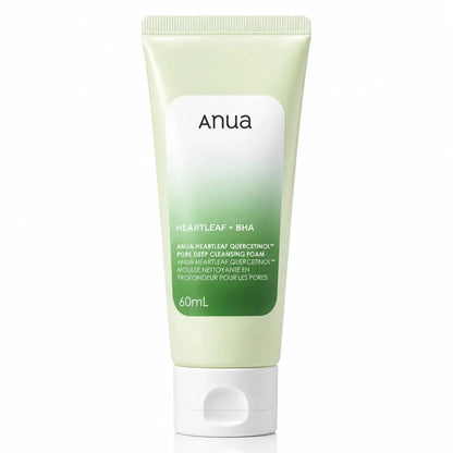 Anua Heartleaf Quercetinol Cleansing Foam 60ml espuma limpiadora facial