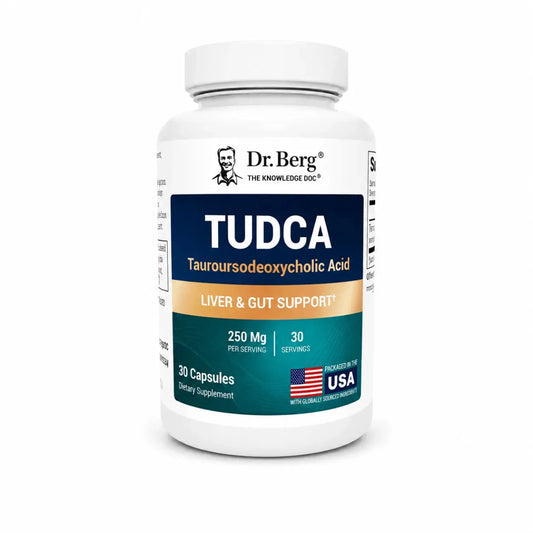 Dr Berg TUDCA 30 Capsulas Suplemento Digestivo Zivanne