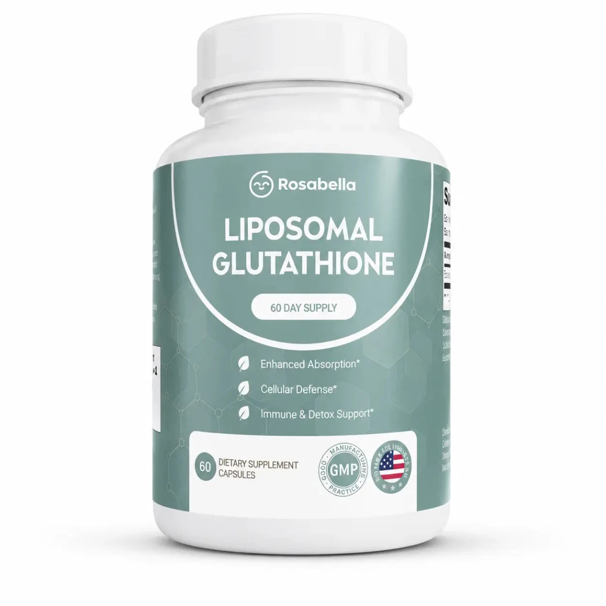 Liposomal Glutathione Capsules Suplemento Antioxidante Zivanne