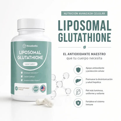 Liposomal Glutathione Capsules Suplemento Antioxidante Zivanne