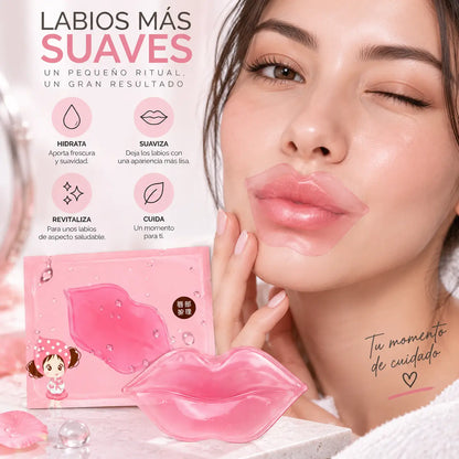Zivanne, Mascarilla de Colágeno para Labios, Parche de Hidrogel Humectante, 1 Unidad