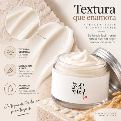 Beauty of Joseon, Dynasty Cream, Crema Facial Nutritiva e Hidratante, 60 ml