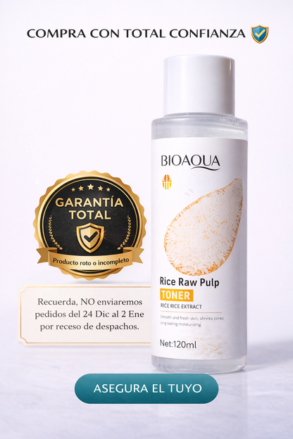 Tónico de Arroz Aclarante y Equilibrante