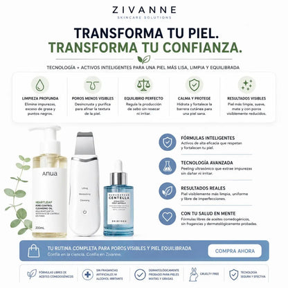 Kit para Piel Mixta a Grasa: Limpieza e Hidratación Facial - Zivanne