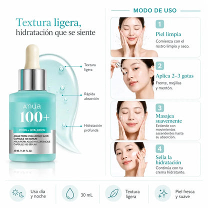 Anua PDRN Hyaluronic Acid Serum 30ml sérum facial hidratante