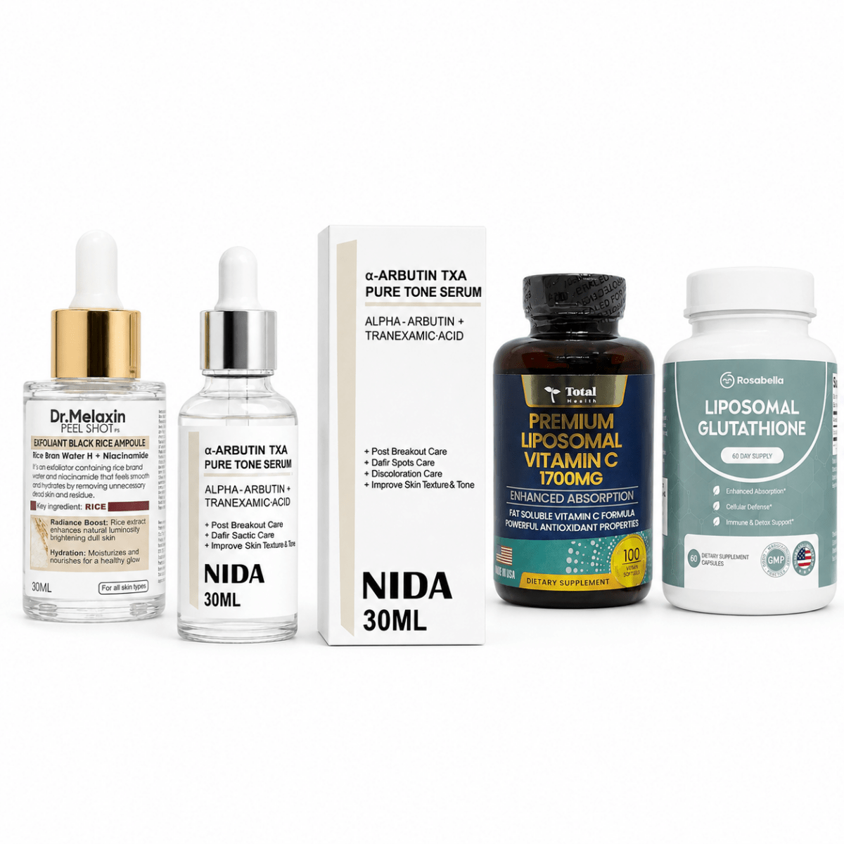 Protocolo Antiox In & Out — Kit Tono Uniforme y Luminosidad (4 Pasos) - Zivanne