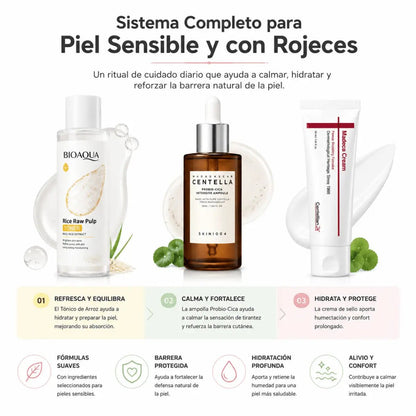 Rutina Calmante e Intensiva para Piel Sensible o Sensibilizada - Zivanne