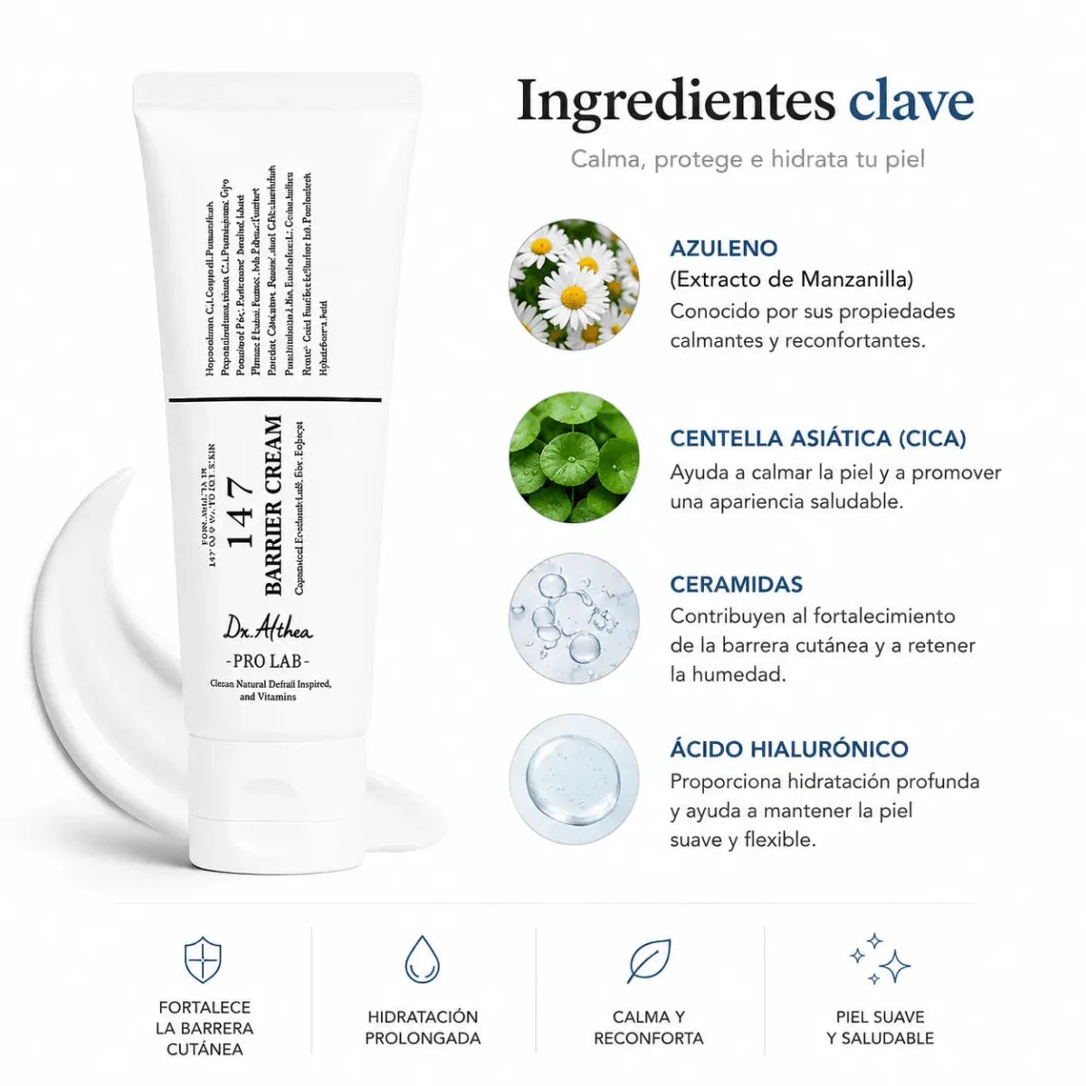 Dr Althea Azulene 147 Cica Cream 30ml Crema Facial Calmante Zivanne