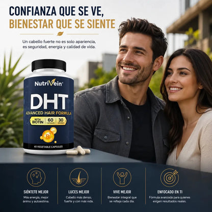 Nutrivein DHT Advanced Hair Blocker Suplemento Nutricional para Cabello Zivanne