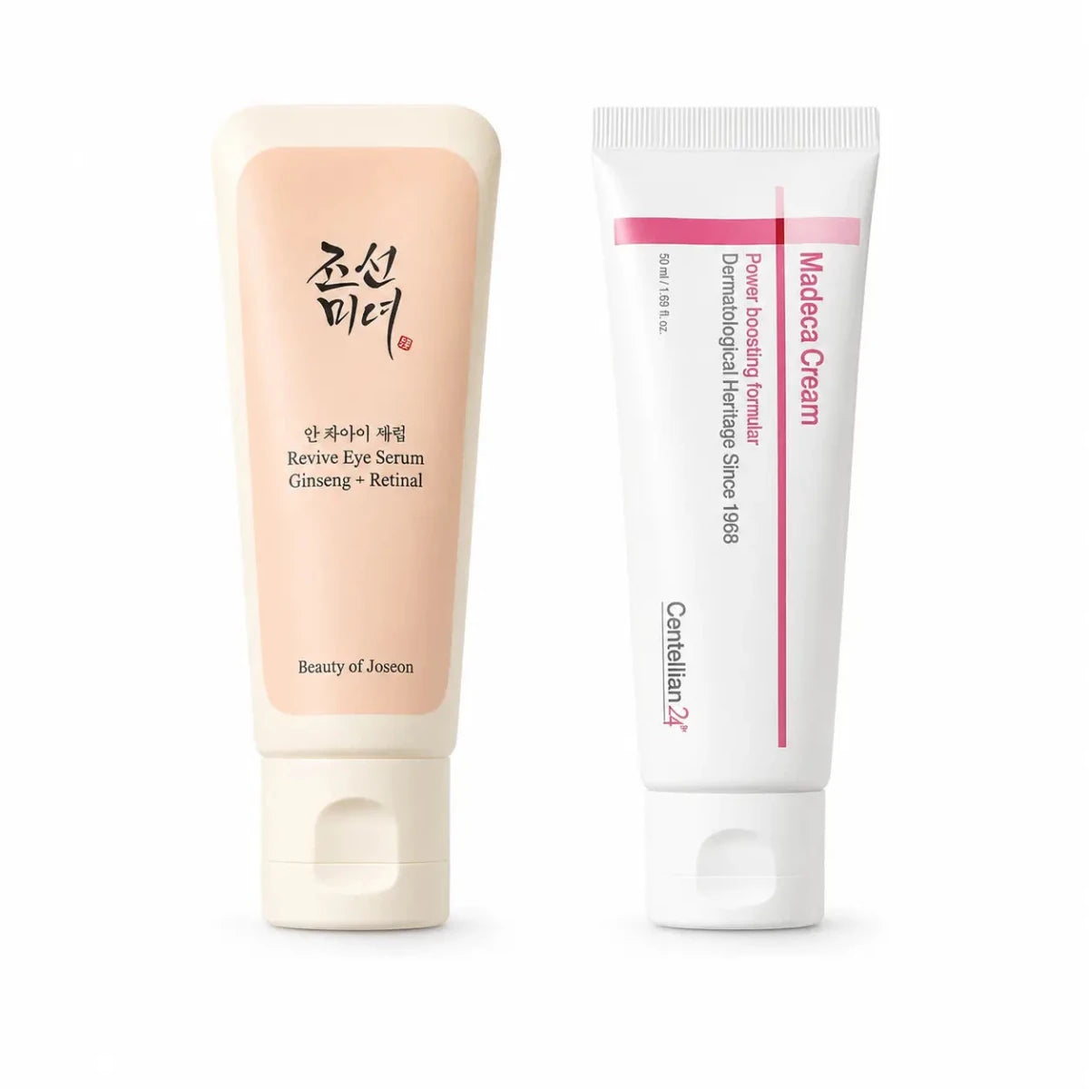 Kit Rutina Nocturna Coreana Revive Eye Serum y Madeca Cream Zivanne