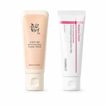 Kit Rutina Nocturna Coreana Revive Eye Serum y Madeca Cream Zivanne