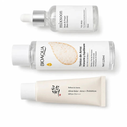 Kit Glass Skin Coreano rutina completa para piel luminosa Zivanne