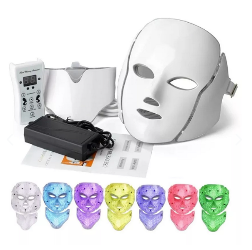 Máscara Facial LED Rejuvenecedora