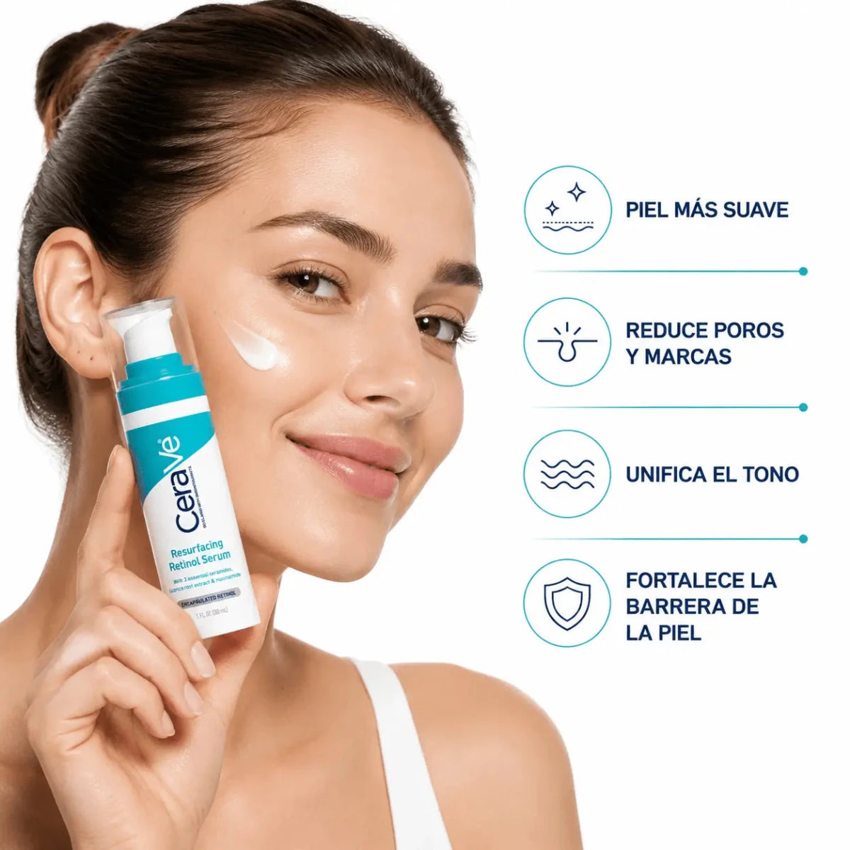 CeraVe Resurfacing Retinol Serum 30ml Serum Facial Renovador Zivanne