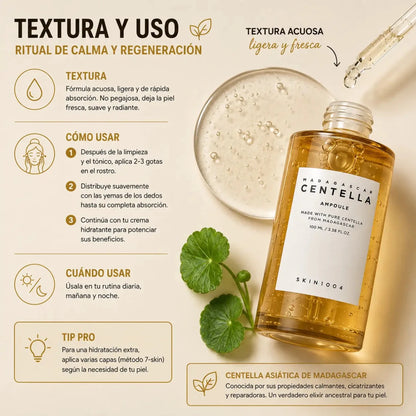 Sérum SKIN1004 Madagascar Centella Ampoule 100 Centella Asiática Zivanne