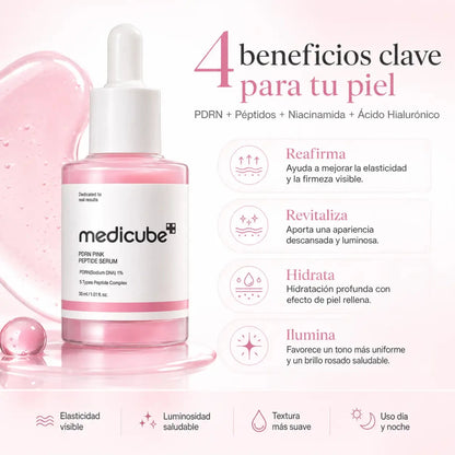 Medicube Pink PDRN Peptide Serum 30ml sérum facial cosmético
