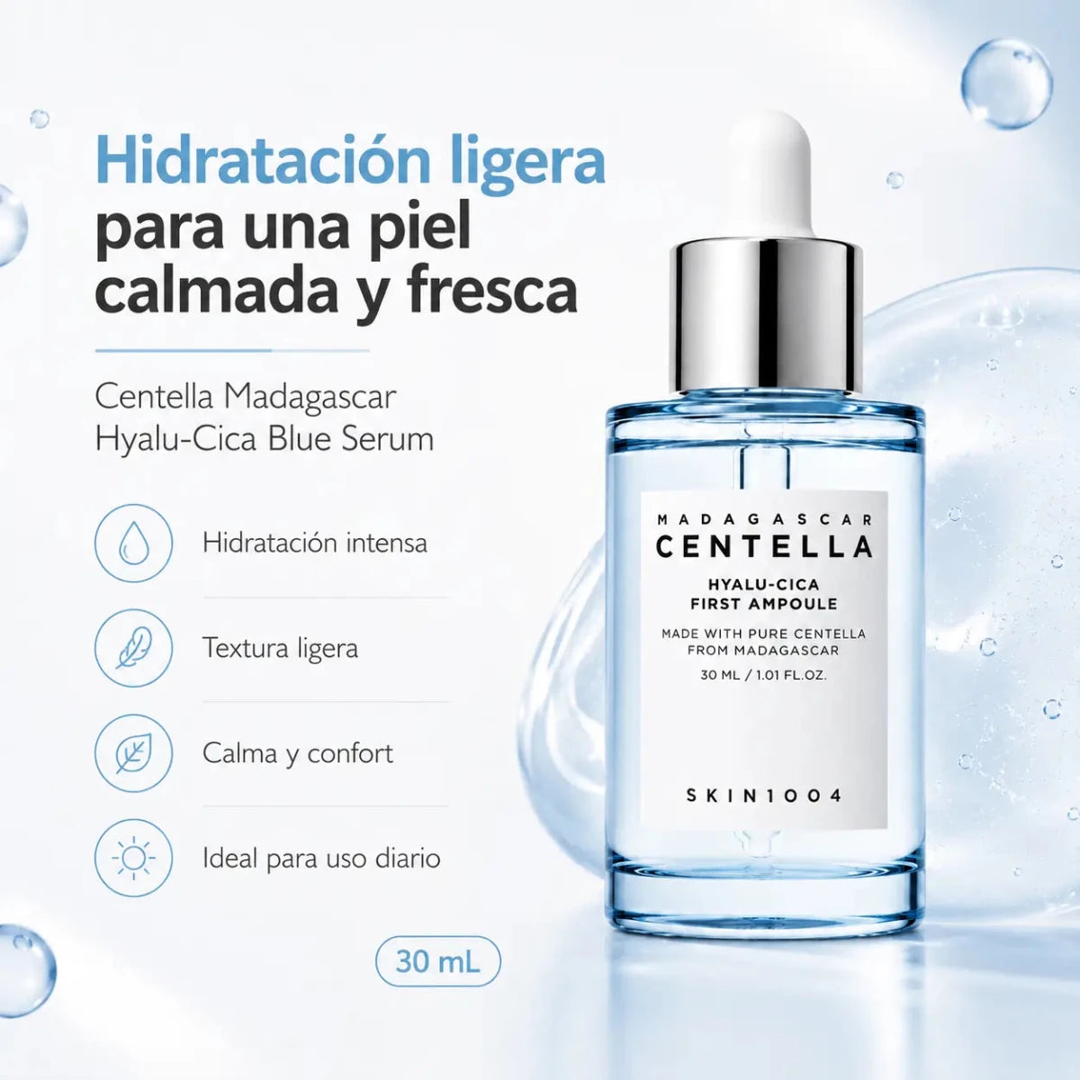 Centella Hyalu-Cica Blue Serum SKIN1004 50ml sérum facial
