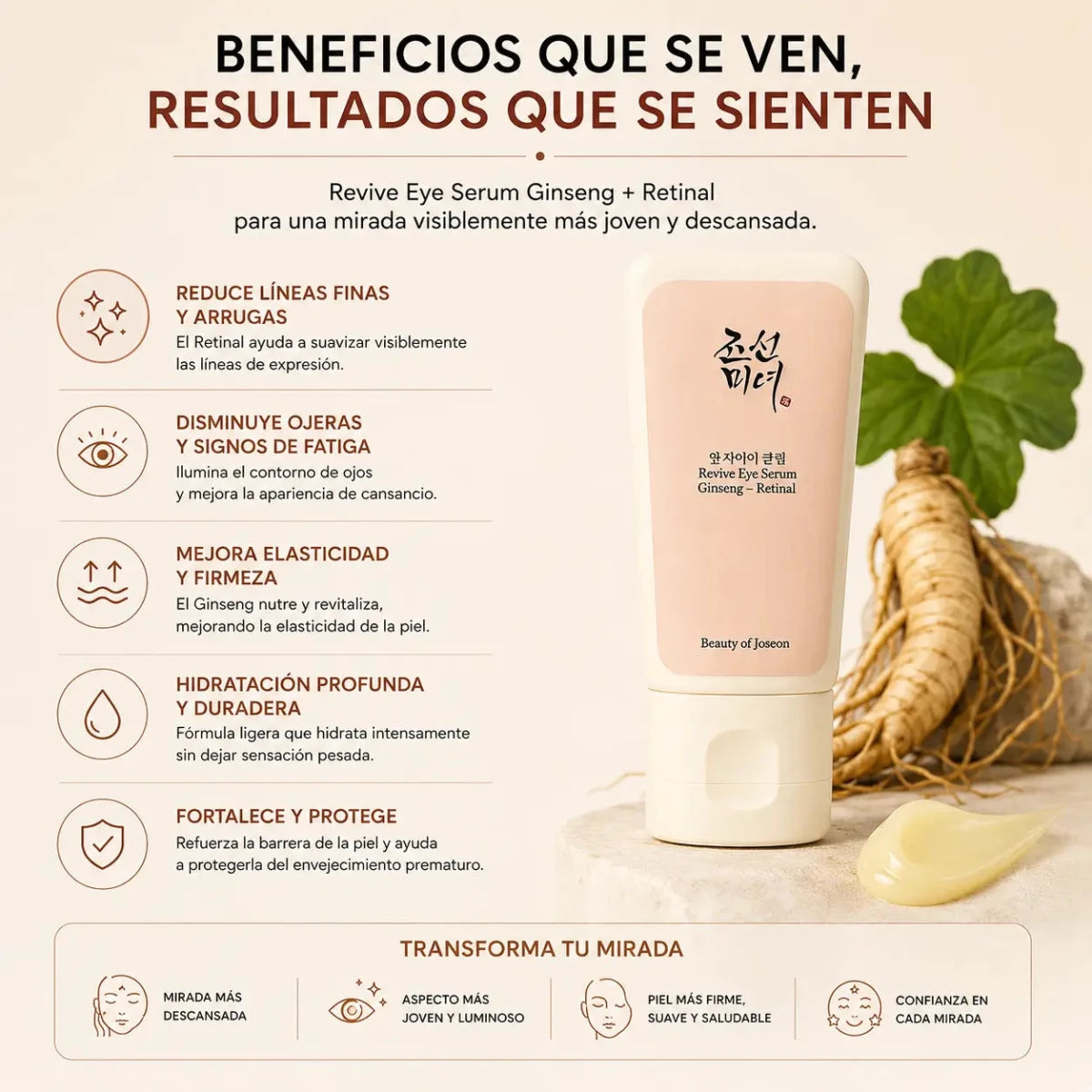 Beauty of Joseon Revive Eye Serum contorno de ojos ginseng y retinal 30ml