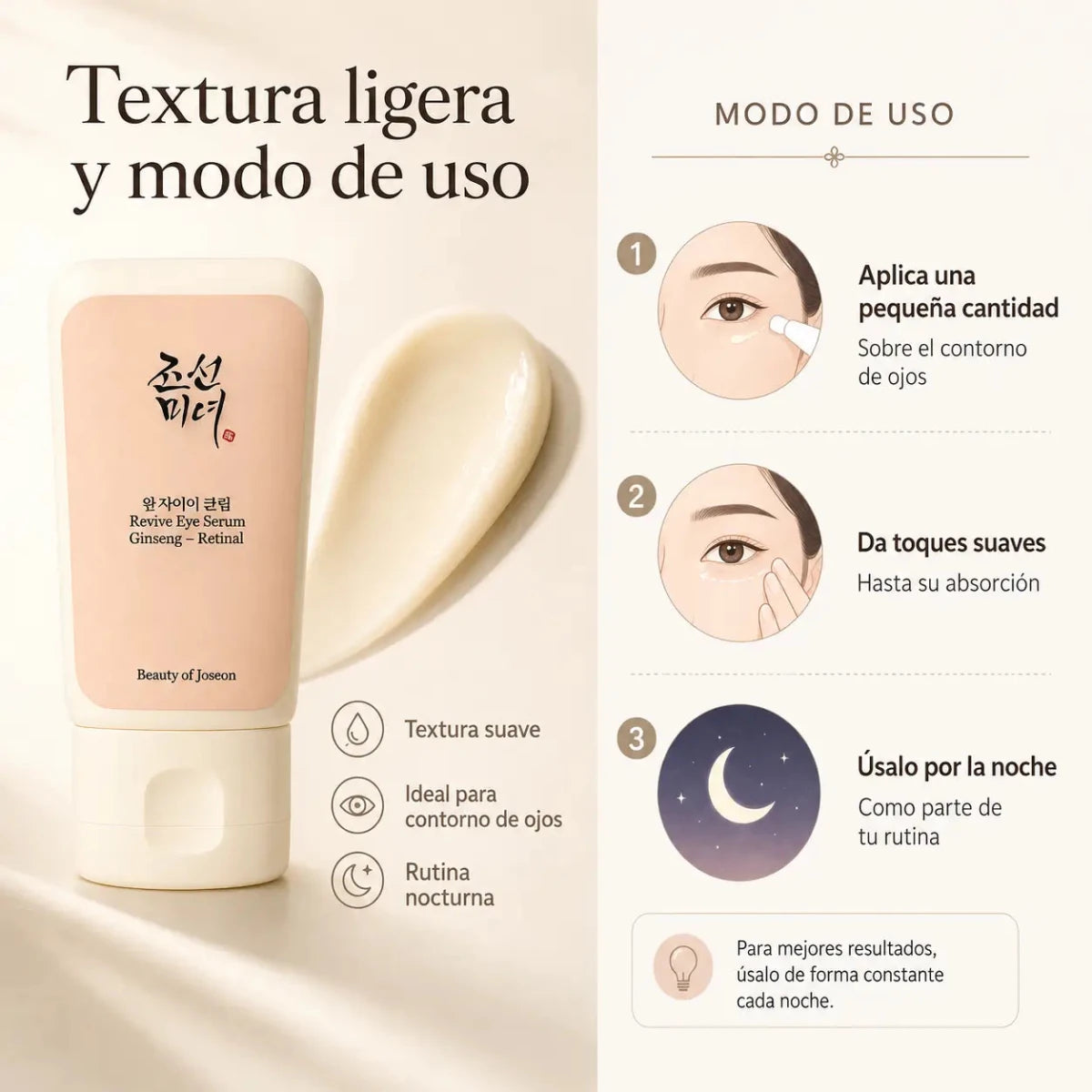 Beauty of Joseon Revive Eye Serum contorno de ojos ginseng y retinal 30ml