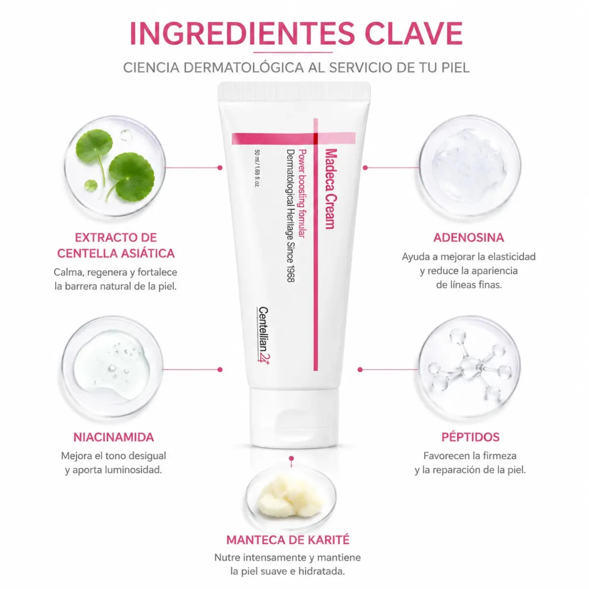 Centellian 24 Madeca Power Cream 50ml crema facial cosmética