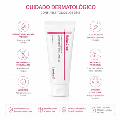 Centellian 24 Madeca Power Cream Boosting Formula (50ml) — Crema Facial - Zivanne