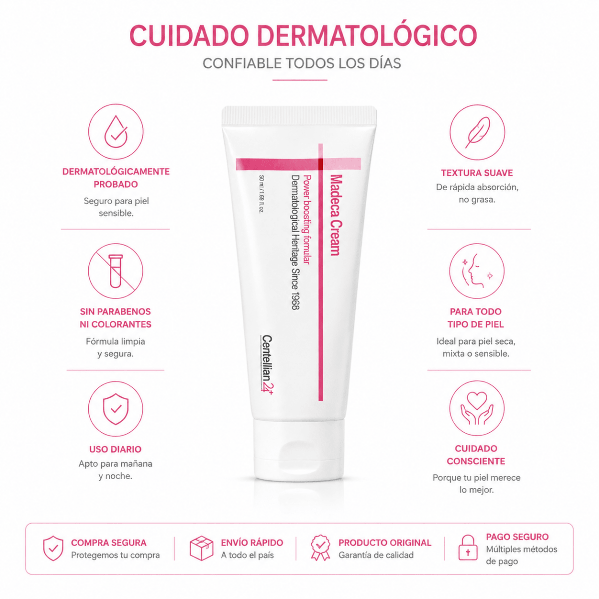 Centellian 24 Madeca Power Cream 50ml crema facial cosmética