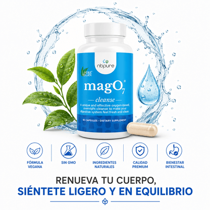 NBPURE Mag07 Cleanse 90 Capsulas Suplemento de Magnesio Zivanne
