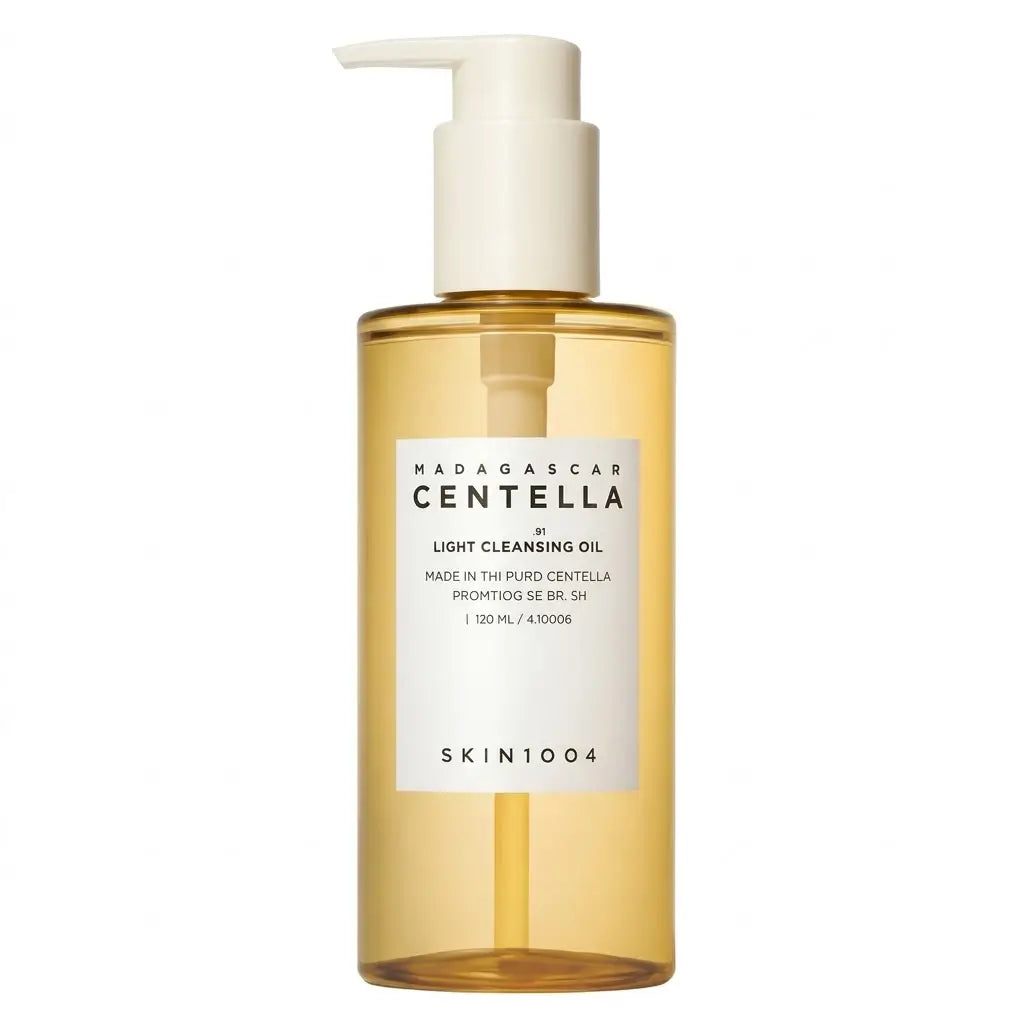 SKIN1004, Madagascar Centella Light Cleansing Oil, Aceite Limpiador Facial Desmaquillante y Purificante K-Beauty, 120 ml