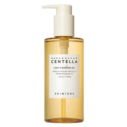 SKIN1004, Madagascar Centella Light Cleansing Oil, Aceite Limpiador Facial Desmaquillante y Purificante K-Beauty, 120 ml