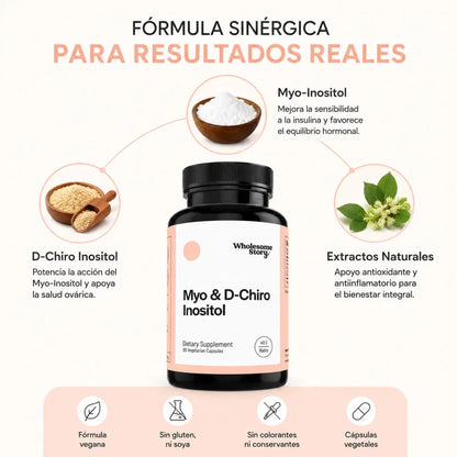 Wholesome Story Myo & D-Chiro Inositol Bienestar Femenino Zivanne