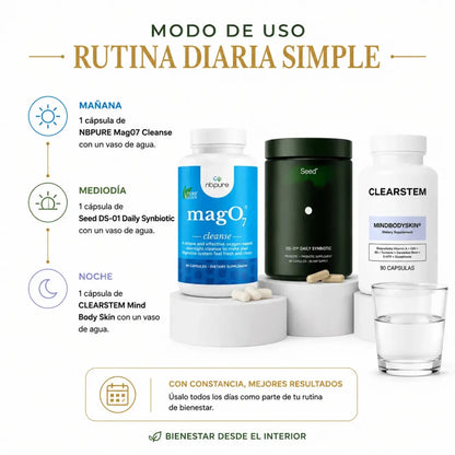 Kit Protocolo In & Out Ruta Dorada Unisex Rutina de Bienestar Zivanne