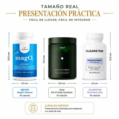 Kit Protocolo In & Out Ruta Dorada Unisex Rutina de Bienestar Zivanne