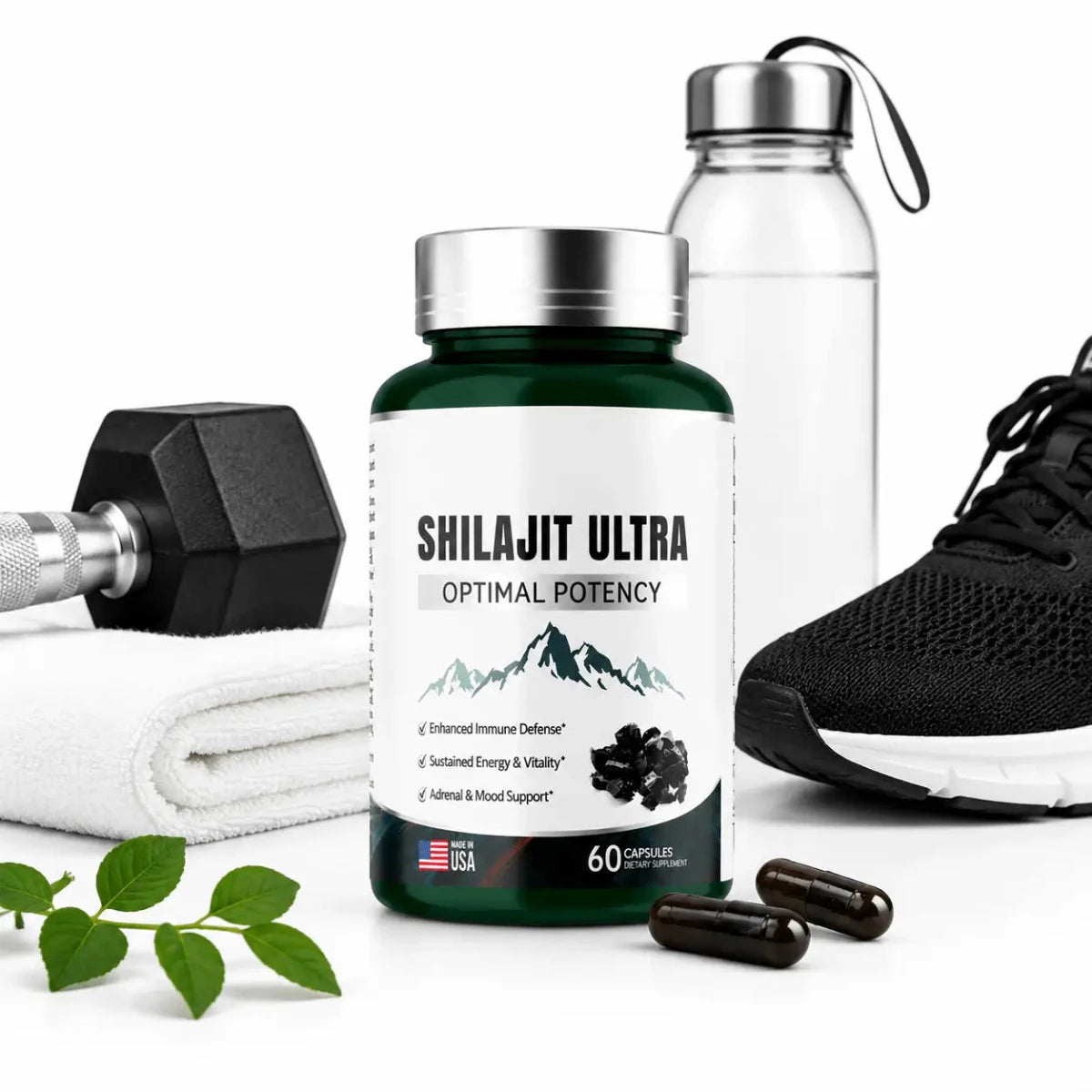 Shilajit Ultra Optimal Potency 60 Capsulas Suplemento Mineral Zivanne