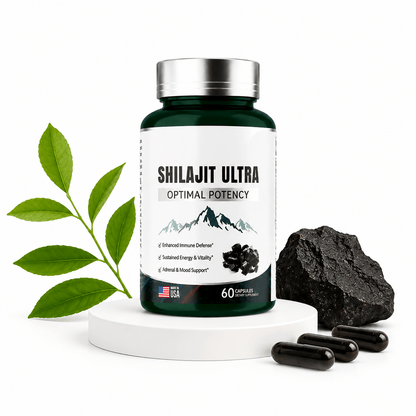Shilajit Ultra Optimal Potency 60 Capsulas Suplemento Mineral Zivanne