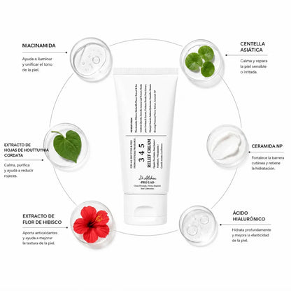 Dr Althea 345 Relief Cream 50ml Crema Hidratante Facial Coreana Zivanne