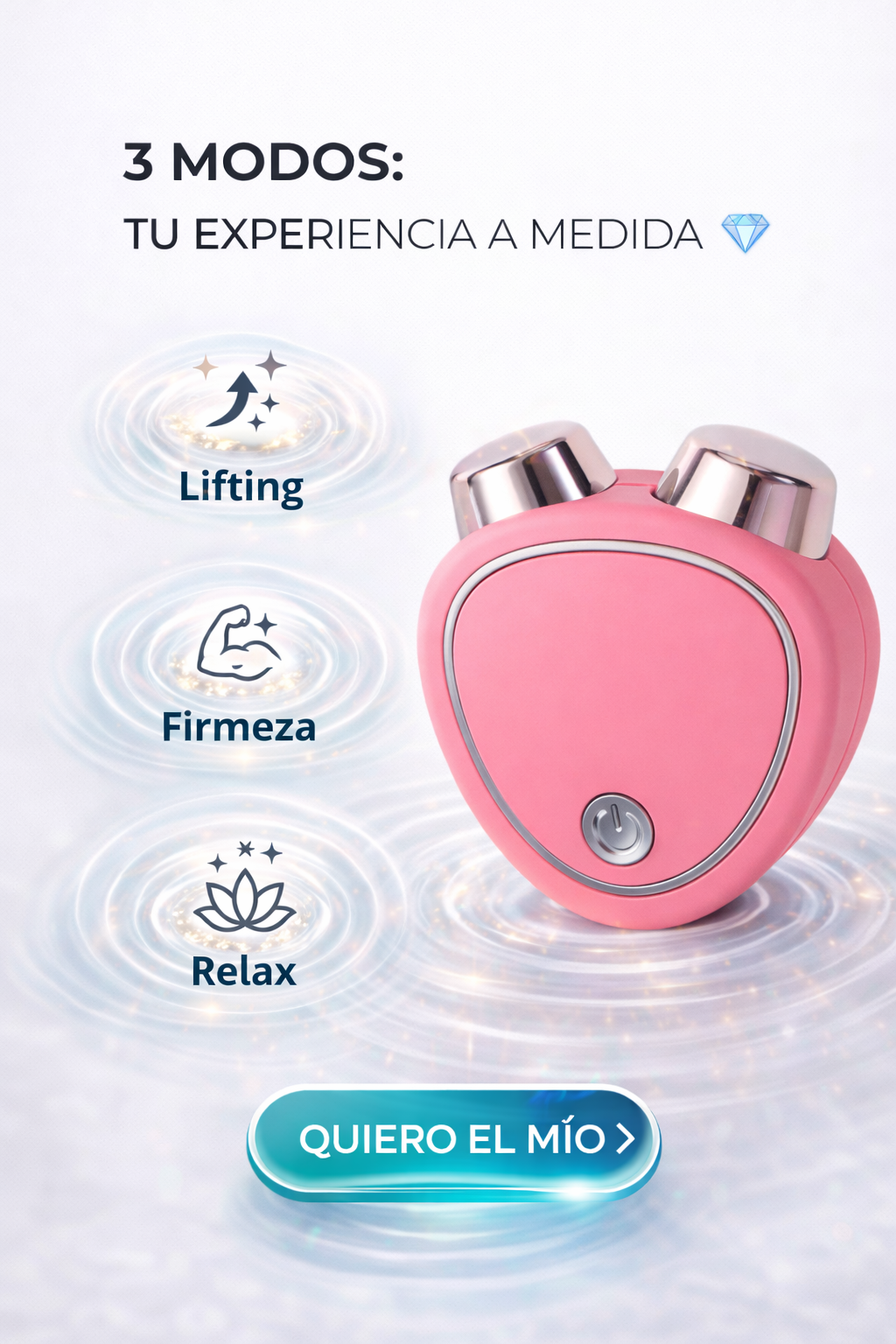 Masajeador Facial Mini Microcorriente